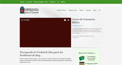 Desktop Screenshot of esperanzaparaelcorazon.org