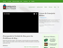 Tablet Screenshot of esperanzaparaelcorazon.org